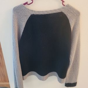 Tobi black and grey sweater
